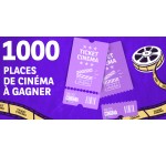 BNP Paribas: 500 lots de 2 places de cinéma à gagner