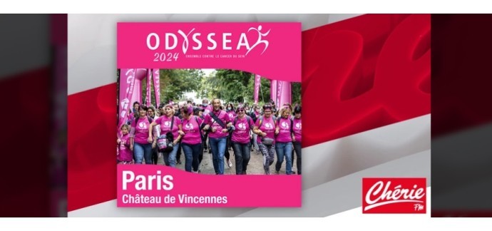 Chérie FM: 3 lots de 2 dossards pour la course "10km Odyssea Paris" au château de Vincennes à gagner