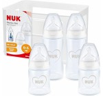 Amazon: Lot biberon NUK First Choice+ Starter Set (5 pièces) à 24,64€