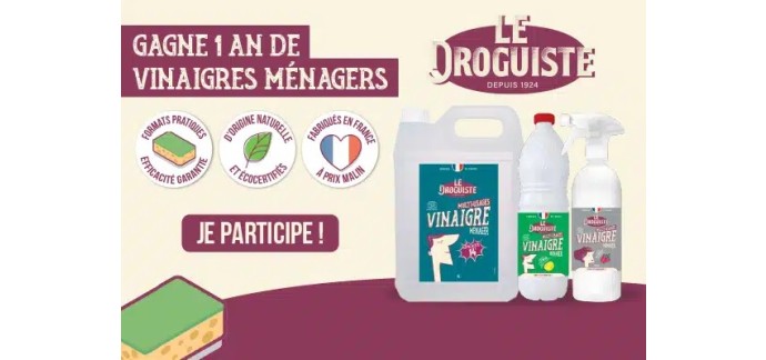 Enjoy Family: 1 lot de vinaigres ménagers à gagner