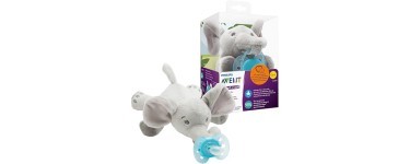 Amazon: Peluche éléphant avec sucette Philips Avent SCF348/13 à 11,49€