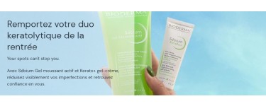 Bioderma: 200 lots de 2 produits de soins Bioderma à gagner