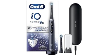 Amazon: Brosse à dents électrique connectée Bluetooth Oral-B iO 9N - 2 Brossettes, 1 Étui à 199€