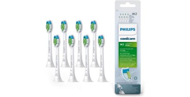 Amazon: Lot de 8 têtes de brosses à dents soniques Philips Sonicare W2 Optimal White HX6068/12 à 29,99€