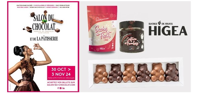 Femme Actuelle: 1 pack gourmand + 2 entrées pour le Salon du Chocolat de Paris à ganer