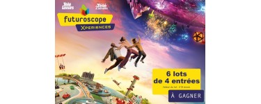 Télé Loisirs: 6 lots de 4 entrées pour le Parc du Futuroscope à gagner