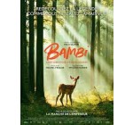 Carrefour: 100 lots de 2 places de cinéma pour le film "Bambi" à gagner