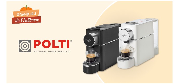 Cuisine Actuelle: 5 machines à café Polti Coffea S18 à gagner