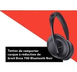 Challenges: 1 casque audio Bose 700 Bluetooth Noir à gagner