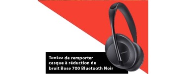 Challenges: 1 casque audio Bose 700 Bluetooth Noir à gagner