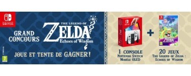 Le Journal de Mickey: 1 console Nintendo Switch, 20 jeux vidéo Switch "The Legend of Zelda : Echoes of Wisdom" à gagner