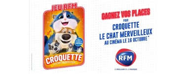 RFM: Des places de cinéma pour le film "Croquette, le chat merveilleux" à gagner