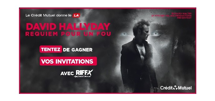 Riffx: Des invitations pour un concert de la tournée de David Halliday en France à gagner