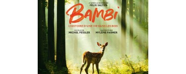 Citizenkid: Des places pour le film "Bambi", 15 livres "Bambi, L'histoire d'une vie dans les bois" à gagner