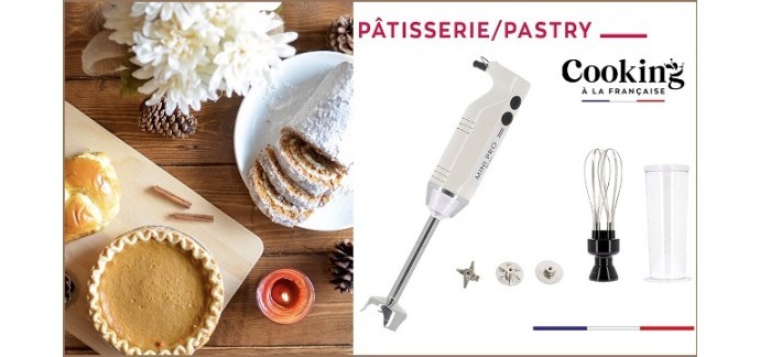 Voici: 5 coffrets pâtisserie MINIPRO blanc à gagner