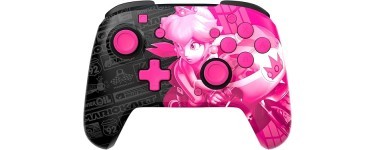 Amazon: Manette sans fil PDP Rematch GLOW Wireless Grand Prix Peach pour Nintendo Switch à 49,99€