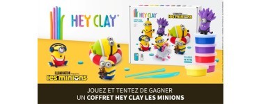 W9: 10 coffrets de pâte à modeler Hey Clay "Les Minions" à gagner