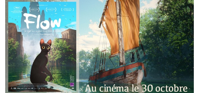 Femme Actuelle: Des places pour le film "Flow" + divers lots à gagner