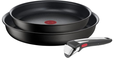 Amazon: Tefal Ingenio L3959143 Lot de 3 pièces Poêles antiadhésives + poignée amovible à 64,99€