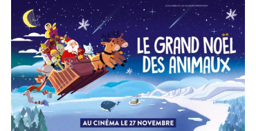 Arte: 3 lots de 2 places de cinéma pour le film "Le grand Noël des animaux" à gagner