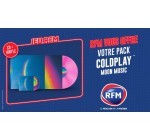 RFM: Des pack CD + vinyle "Moon Music" de Coldplay à gagner