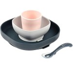 Amazon: Set Vaisselle Silicone Repas Bébé BÉABA à 19,90€