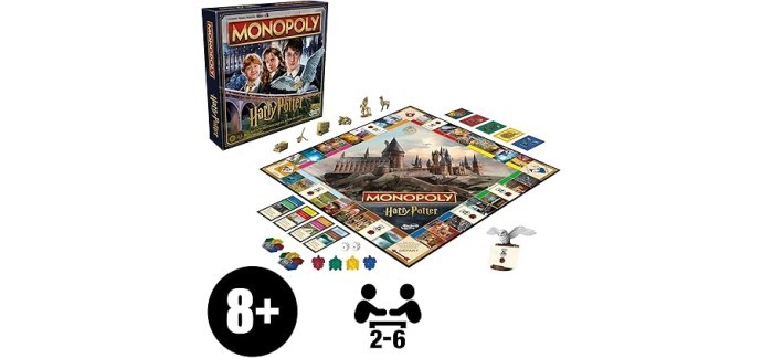Amazon: Jeu de société Monopoly Harry Potter à 33,32€