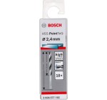 Amazon: Lot de 10 forets hélicoïdaux HSS PointTeQ Bosch Professional pour métal - 2,4mm à 8,93€