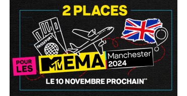 Orange: 2 places pour assister aux MTV Music Awards en Angleterre (voyage inclus) à gagner