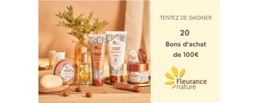 Voici: 20 bons d'achat Fleurance Nature à gagner