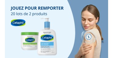 Voici: Des lots de 3 produits de soins Cetaphil à gagner