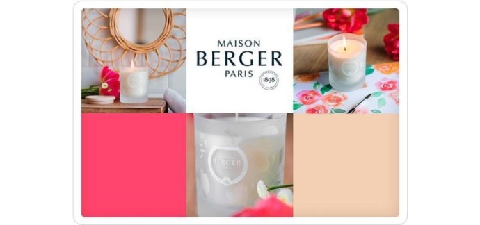 Femina: 14 lots de 4 bougies Maisons Berger à gagner