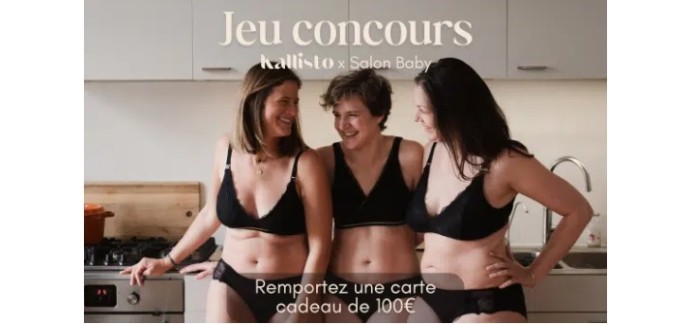Enjoy Family: 1 bon d'achat Kallisto (lingerie de grossesse et d’allaitement) à gagner