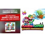Jeux Vidéo and Co: 5 jeux vidéo Switch "Mario & Luigi : l’Épopée Fraternelle" à gagner