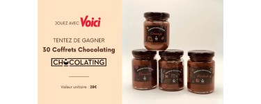 Voici: 30 coffrets gourmands Chocolating à gagner