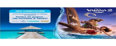 Carrefour Voyages: 1 voyage d'une semaine à Tahiti. ou 1 séjour de 2 jours à Disneyland Paris à gagner