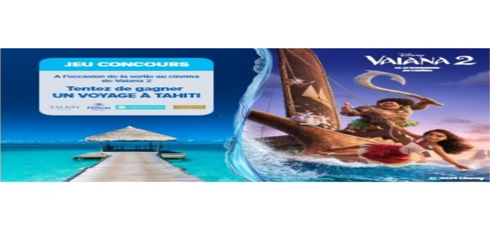 Carrefour Voyages: 1 voyage d'une semaine à Tahiti. ou 1 séjour de 2 jours à Disneyland Paris à gagner