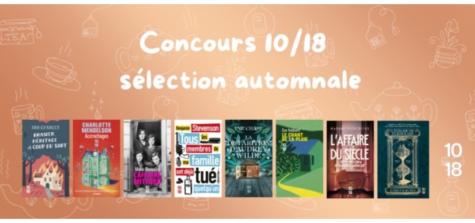 Robert Laffont: 1 lot de 8 livres des Editions 10/18 à gagner