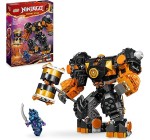 Amazon: Lego Ninjago Le Robot Élémentaire de la Terre de Cole - 71806 à 12,75€