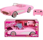 Amazon: Voiture Télécommandée Hot Wheels Barbie Le Film - Voiture Corvette à 39,99€