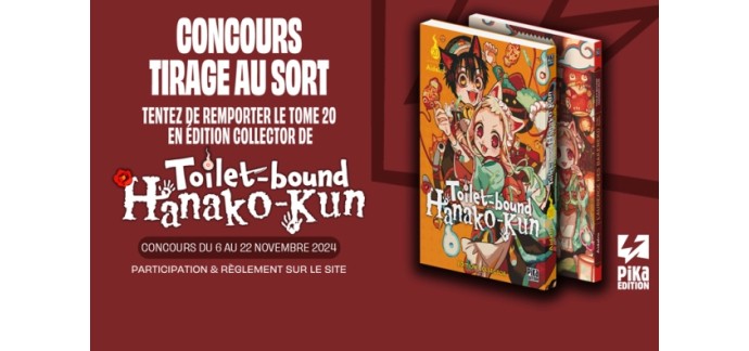 Pika Edition: 3 mangas "Toilet-bound Hanako-kun - T20" à gagner