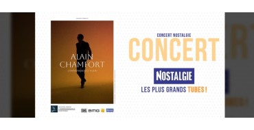 Nostalgie: 2 lots de 2 invitations pour le concert d'Alain Chamfort à gagner