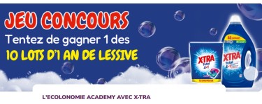 La Belle Adresse: 10 lots d'un an de lessive X-Tra à gagner