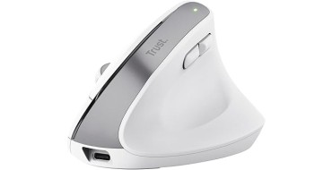 Amazon: Souris Ergonomique sans Fil Bluetooth Trust Bayo+ - Blanc à 28,45€