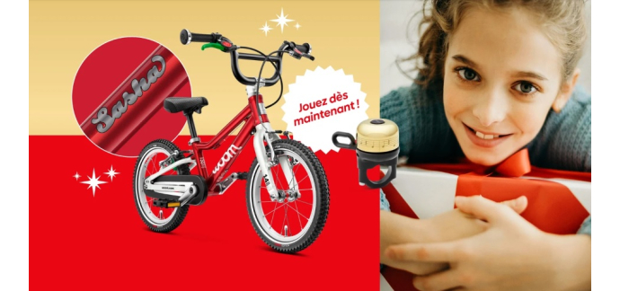 Woom: 5 vélos enfant Woom Original personnalisés à gagner