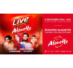 Alouette: Des invitations pour le concert Live Alouette à Veigné à gagner