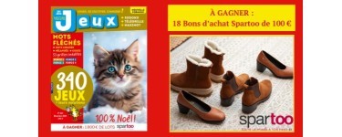 Notre Temps: 18 bons d achat Spartoo à gagner