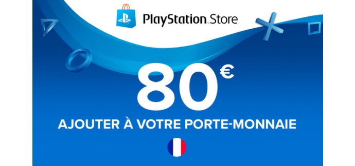 Instant Gaming: Rechargez votre compte PlayStation Store de 80€ pour 67,99€