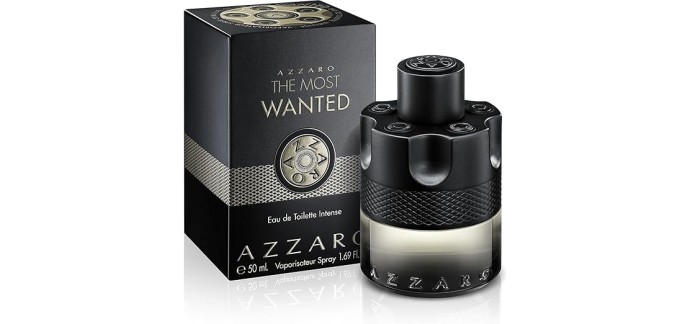 Amazon: Eau de toilette intense homme Azzaro The Most Wanted - 50ml à 46,83€