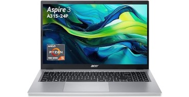 Amazon: PC portable 15,6" Acer Aspire 3 A315-24P-R6TR - FHD, Ryzen 5, RAM 16 Go, SSD 512 Go à 419€